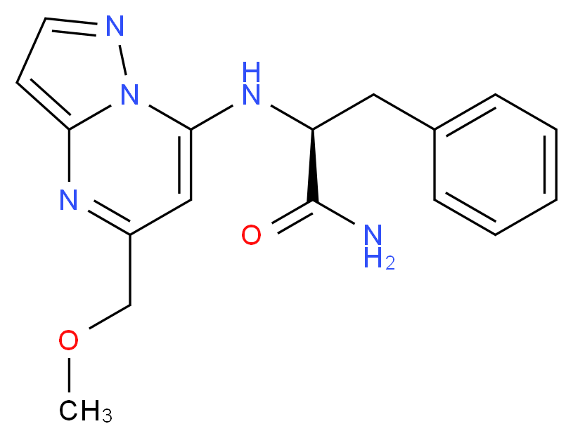 N-[5-(methoxymethyl)pyrazolo[1,5-a]pyrimidin-7-yl]-L-phenylalaninamide_Molecular_structure_CAS_)