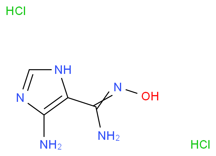 5(4)-Aminoimidazole-4(5)-carboxamidoxime dihydrochloride_Molecular_structure_CAS_65456-71-5)