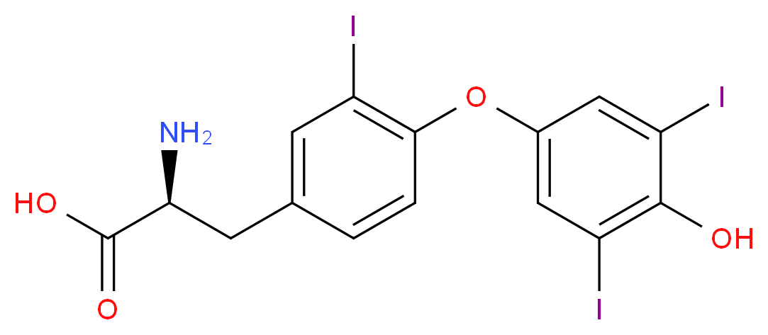 Reverse triiodothyronine_Molecular_structure_CAS_5817-39-0)