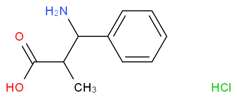 3-amino-2-methyl-3-phenylpropanoic acid hydrochloride_Molecular_structure_CAS_)