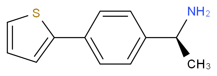 (1S)-1-(4-thien-2-ylphenyl)ethanamine_Molecular_structure_CAS_)