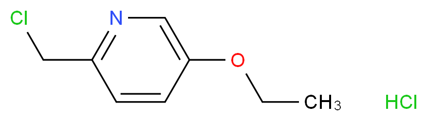 2-(chloromethyl)-5-ethoxypyridine hydrochloride_Molecular_structure_CAS_)