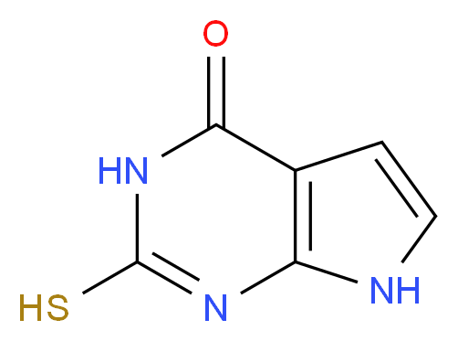 3,7-Dihydro-2-thio-4H-pyrrolo[2,3-d]pyrimidin-4-one_Molecular_structure_CAS_67831-84-9)