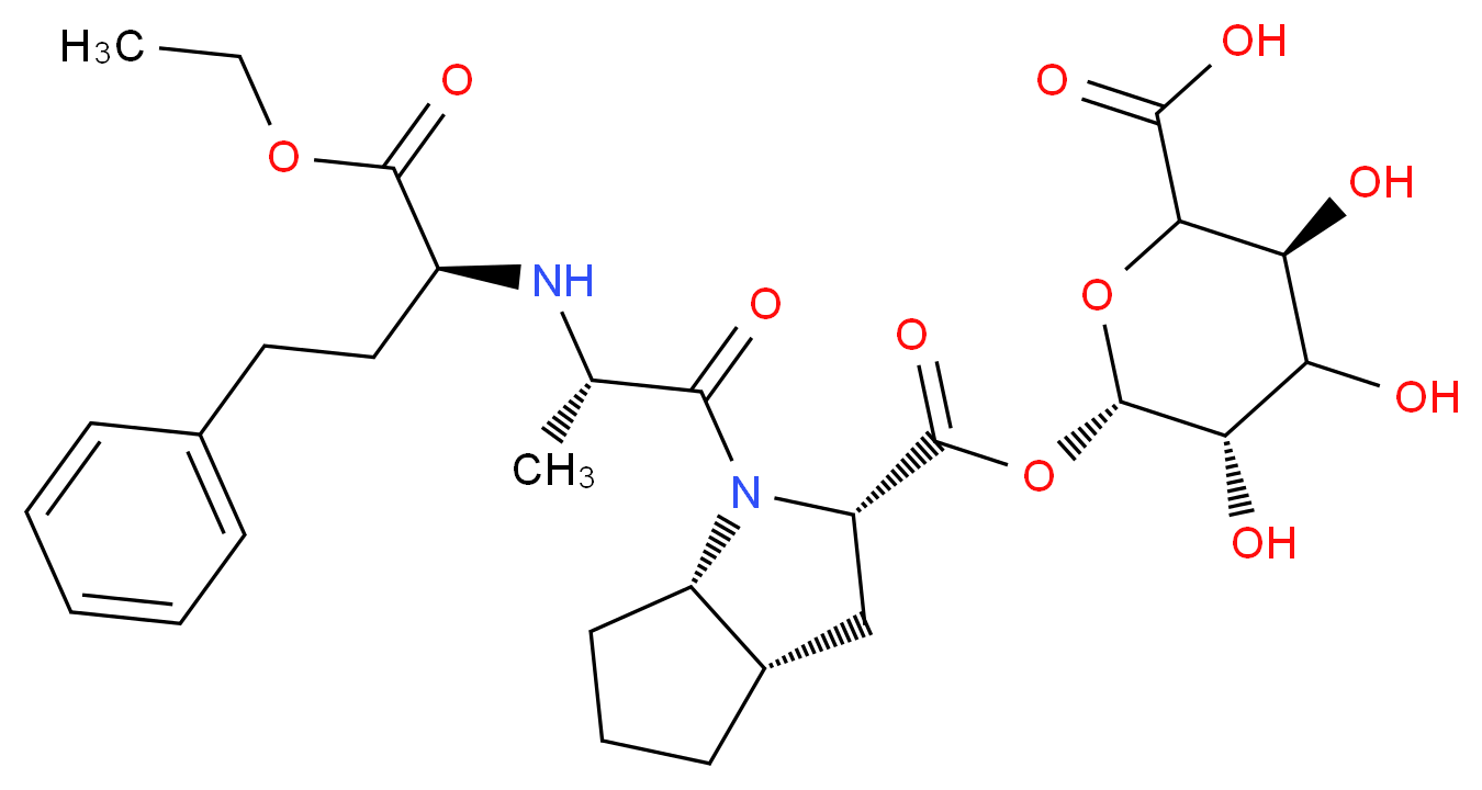 Ramipril Acyl-β-D-glucuronide, ~ 80% By HPLC_Molecular_structure_CAS_1357570-21-8)