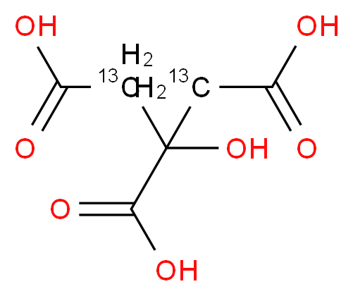 Citric acid-2,4-13C2_Molecular_structure_CAS_121633-50-9)