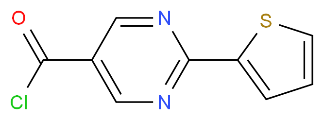 2-Thien-2-ylpyrimidine-5-carbonyl chloride 95%_Molecular_structure_CAS_946409-25-2)