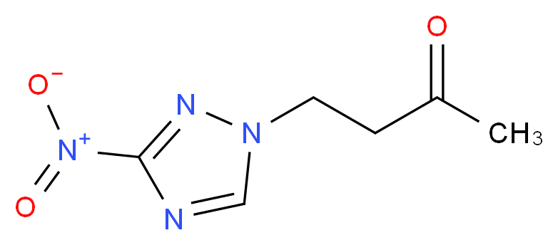 4-(3-nitro-1H-1,2,4-triazol-1-yl)butan-2-one_Molecular_structure_CAS_60728-92-9)