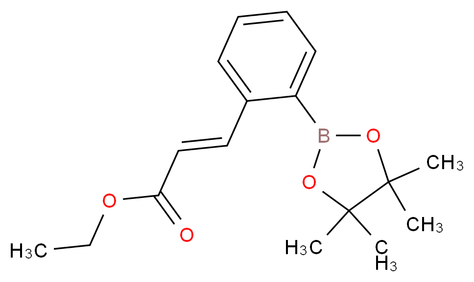 (E)-Ethyl 3-(2-(4,4,5,5-tetramethyl-1,3,2-dioxaborolan-2-yl)phenyl)acrylate_Molecular_structure_CAS_1132669-74-9)