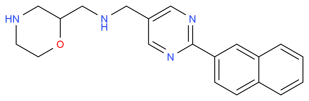 (morpholin-2-ylmethyl){[2-(2-naphthyl)pyrimidin-5-yl]methyl}amine_Molecular_structure_CAS_)