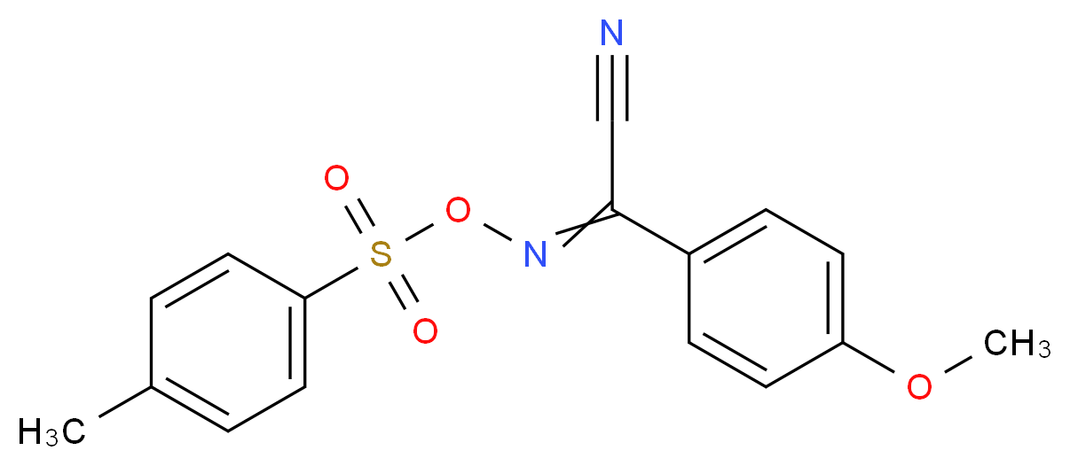 (Z,E)-2-(4-Methoxyphenyl)-2-[(4-methylphenylsulphonyl)oxyimino]acetonitrile 97%_Molecular_structure_CAS_82424-53-1)