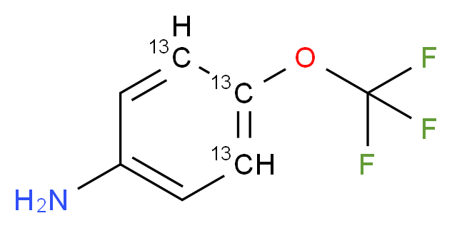 4-(Trifluoromethoxy)aniline-3,4,5-13C3_Molecular_structure_CAS_1173022-26-8)