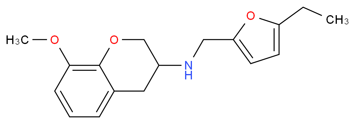 N-[(5-ethyl-2-furyl)methyl]-8-methoxy-3-chromanamine_Molecular_structure_CAS_)