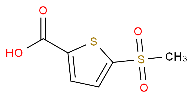5-(methylsulfonyl)thiophene-2-carboxylic acid_Molecular_structure_CAS_60166-86-1)