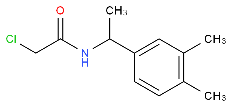 2-chloro-N-[1-(3,4-dimethylphenyl)ethyl]acetamide_Molecular_structure_CAS_40023-05-0)