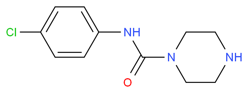 N-(4-chlorophenyl)piperazine-1-carboxamide_Molecular_structure_CAS_)