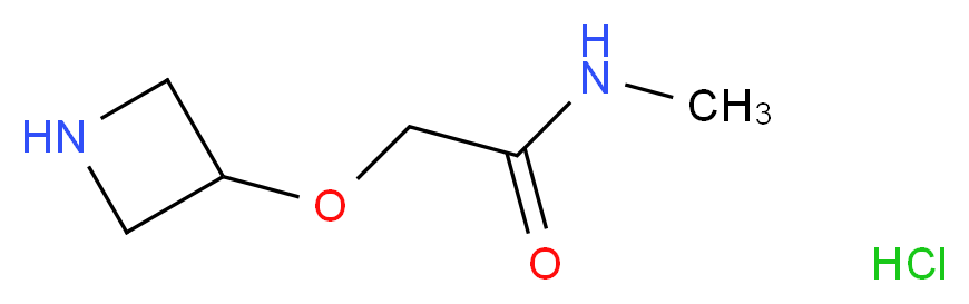 2-(azetidin-3-yloxy)-N-methylacetamide hydrochloride_Molecular_structure_CAS_)