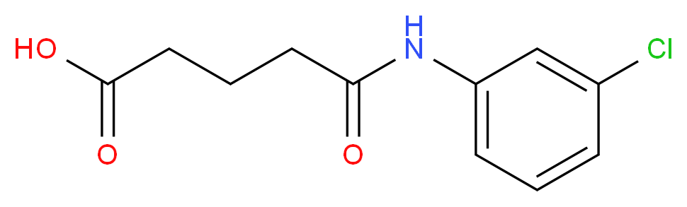 5-[(3-chlorophenyl)amino]-5-oxopentanoic acid_Molecular_structure_CAS_197170-08-4)