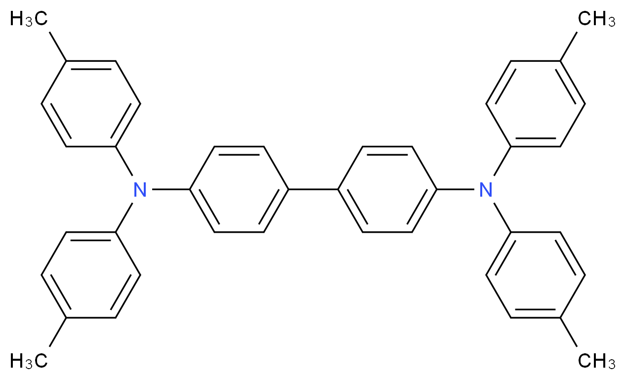 N4,N4,N4',N4'-Tetra-p-tolyl-[1,1'-biphenyl]-4,4'-diaMine_Molecular_structure_CAS_76185-65-4)