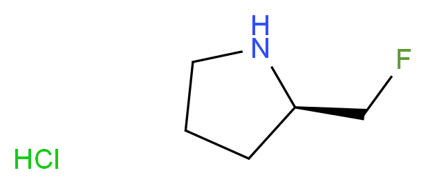 (R)-2-(fluoromethyl)pyrrolidine hydrochloride_Molecular_structure_CAS_875553-78-9)