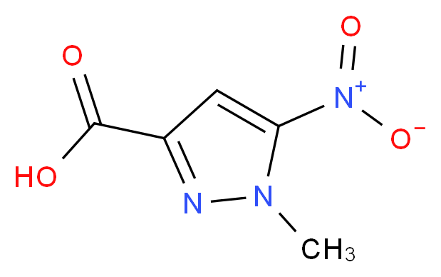1-methyl-5-nitro-1H-pyrazole-3-carboxylic acid_Molecular_structure_CAS_)