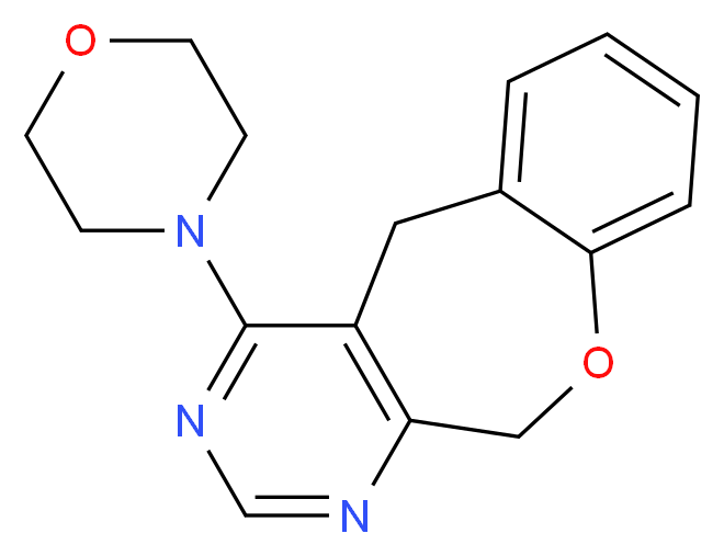 4-morpholin-4-yl-5,11-dihydro[1]benzoxepino[3,4-d]pyrimidine_Molecular_structure_CAS_)