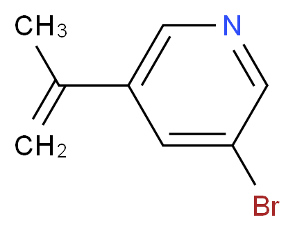 3-Bromo-5-(prop-1-en-2-yl)pyridine_Molecular_structure_CAS_40472-88-6)
