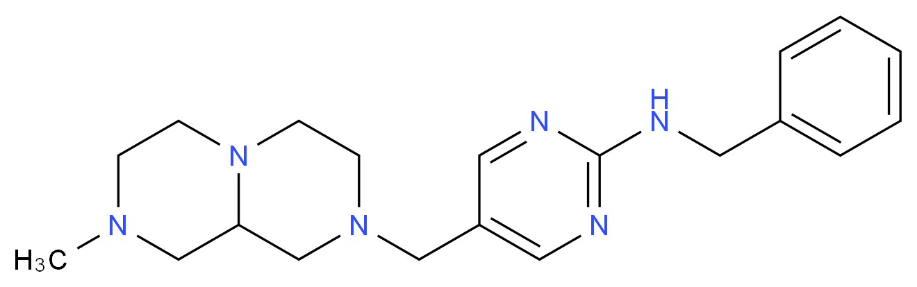 N-benzyl-5-[(8-methyloctahydro-2H-pyrazino[1,2-a]pyrazin-2-yl)methyl]pyrimidin-2-amine_Molecular_structure_CAS_)