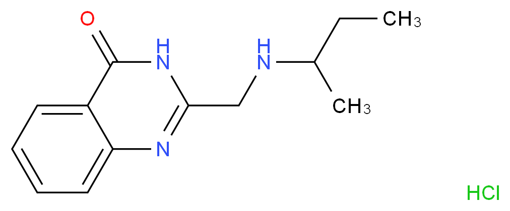 2-[(sec-butylamino)methyl]quinazolin-4(3H)-one hydrochloride_Molecular_structure_CAS_)