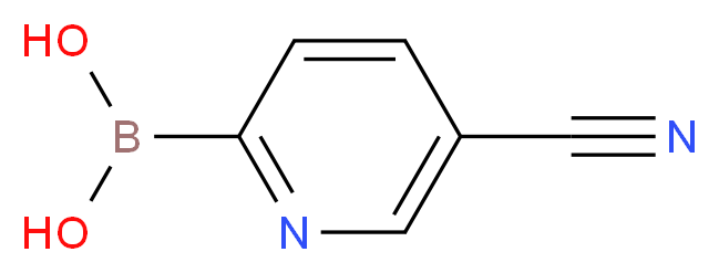 (5-Cyanopyridin-2-yl)boronic acid_Molecular_structure_CAS_910547-29-4)