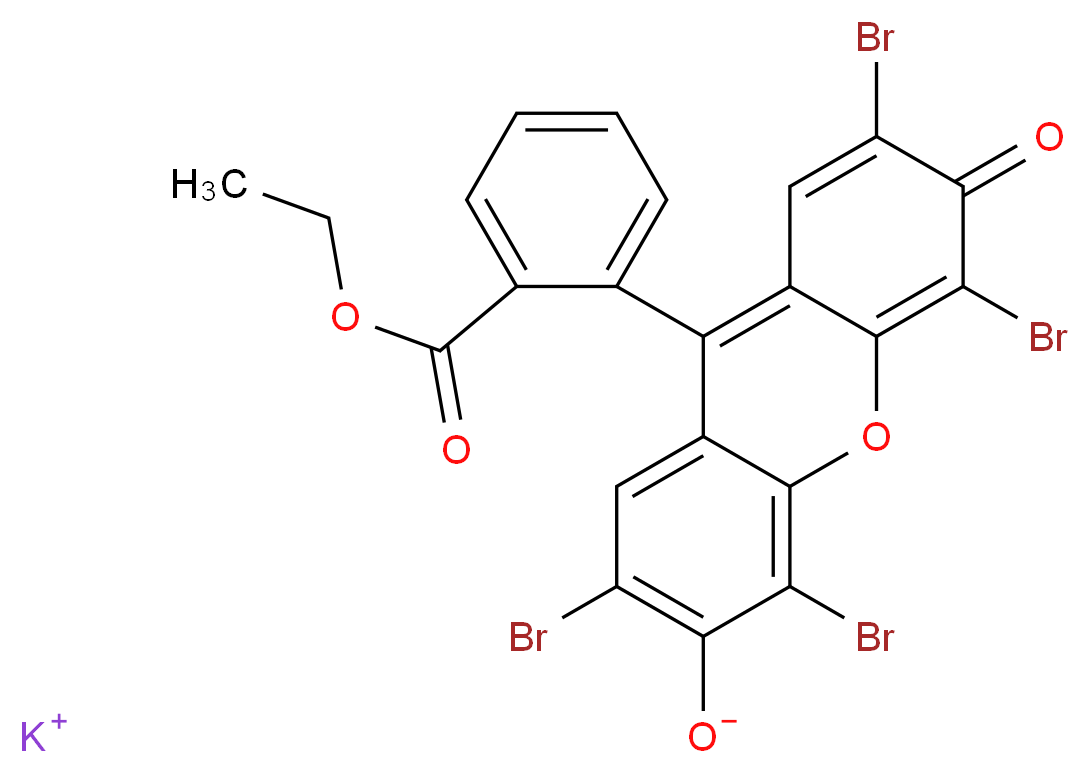 Eosin alcohol soluble_Molecular_structure_CAS_6359-05-3)