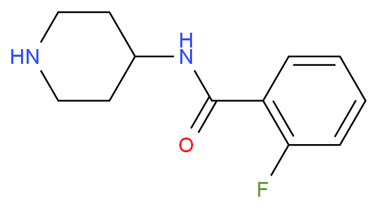 2-fluoro-N-piperidin-4-ylbenzamide_Molecular_structure_CAS_)