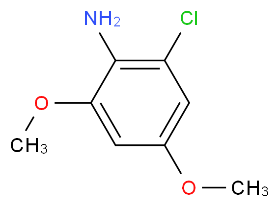 2-Chloro-4,6-dimethoxyaniline_Molecular_structure_CAS_82485-84-5)