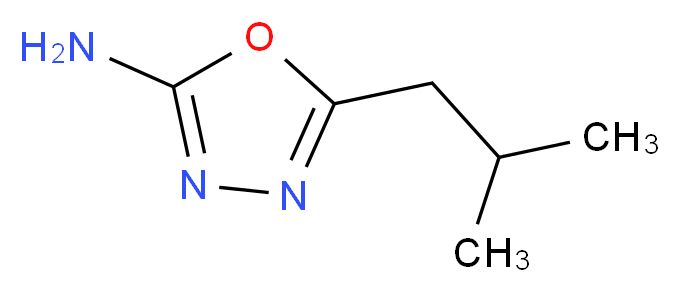5-isobutyl-1,3,4-oxadiazol-2-amine_Molecular_structure_CAS_69741-90-8)