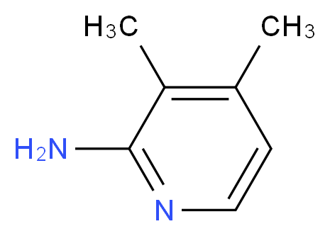 2-Amino-3,4-dimethylpyridine_Molecular_structure_CAS_823-39-2)