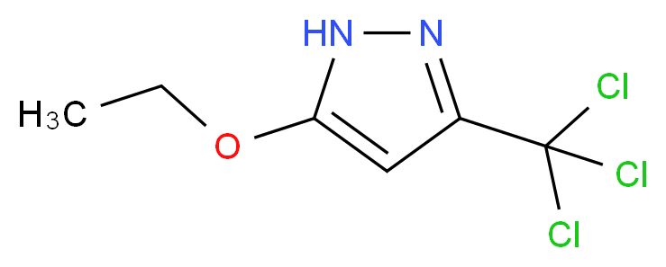 3-(TRICHLOROMETHYL)-5-ETHOXY-1H-PYRAZOLE_Molecular_structure_CAS_639815-73-9)