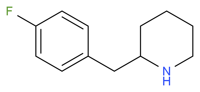 2-[(4-fluorophenyl)methyl]piperidine_Molecular_structure_CAS_)