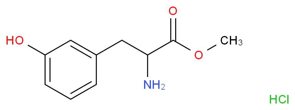 D,L-m-Tyrosine Methyl Ester Hydrochloride_Molecular_structure_CAS_34260-70-3)