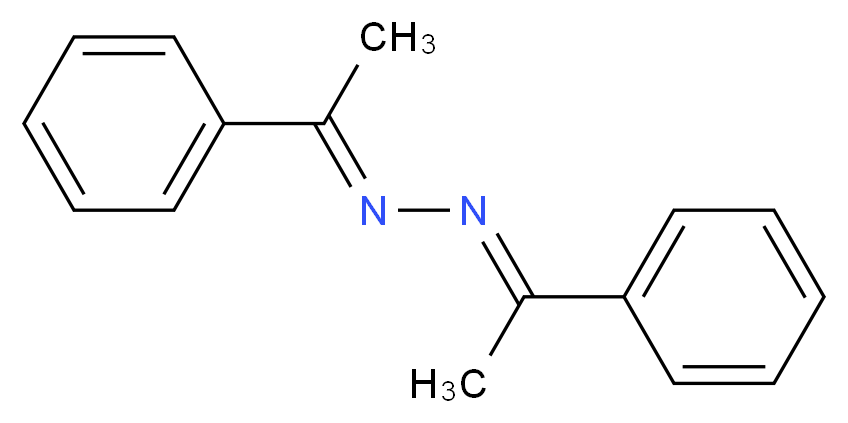 Acetophenone azine_Molecular_structure_CAS_729-43-1)