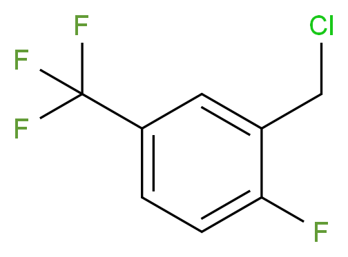 2-Fluoro-5-trifluoromethylbenzyl chloride_Molecular_structure_CAS_)