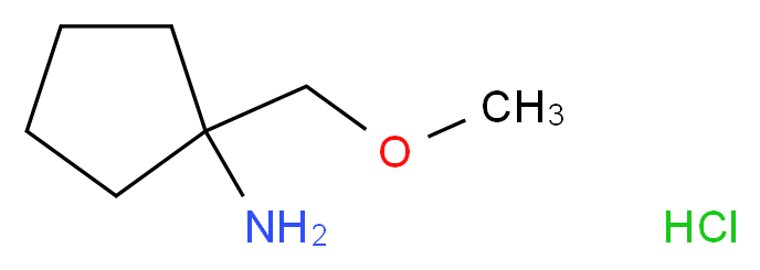 [1-(Methoxymethyl)cyclopentyl]amine hydrochloride_Molecular_structure_CAS_944146-30-9)