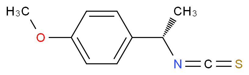 (R)-(-)-1-(4-Methoxyphenyl)ethyl isothiocyanate_Molecular_structure_CAS_749261-40-3)