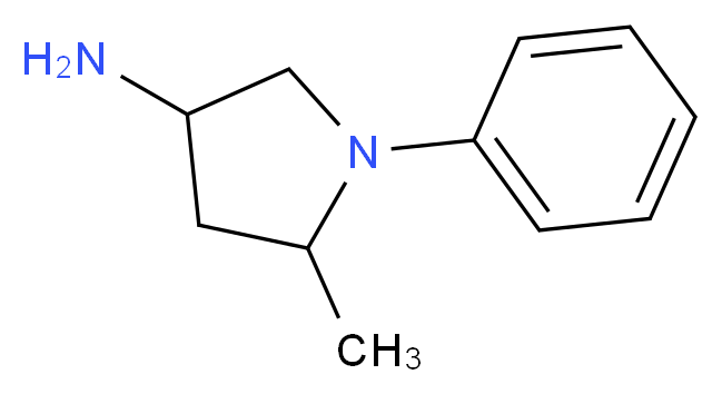 5-methyl-1-phenylpyrrolidin-3-amine_Molecular_structure_CAS_)