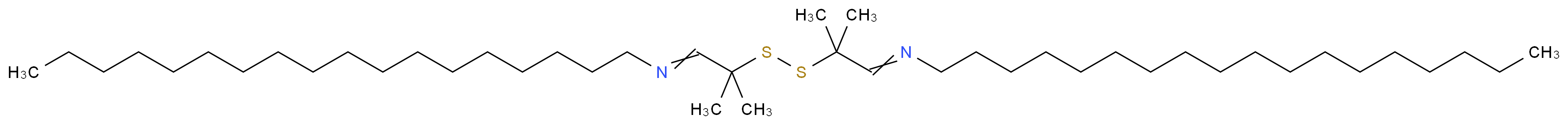 N1-(2-{[1,1-dimethyl-2-(octadecylimino)ethyl]dithio}-2-methylpropylidene)octadecan-1-amine_Molecular_structure_CAS_)