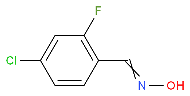 4-Chloro-2-fluorobenzaldoxime_Molecular_structure_CAS_)