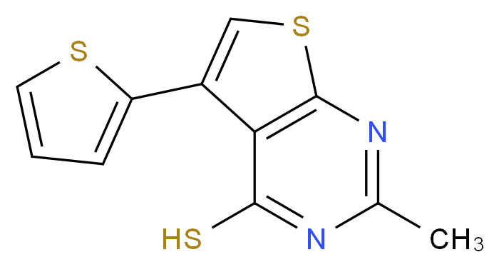 2-methyl-5-thien-2-ylthieno[2,3-d]pyrimidine-4-thiol_Molecular_structure_CAS_)