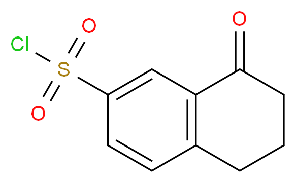 8-oxo-5,6,7,8-tetrahydro-2-naphthalenesulfonoyl chloride_Molecular_structure_CAS_)