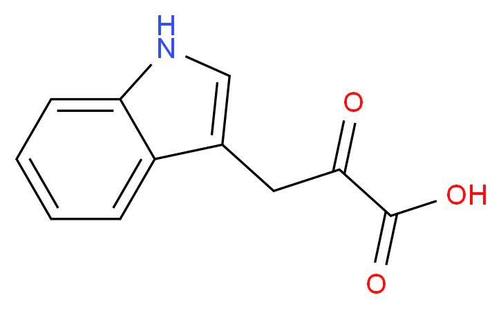 3-(1H-indol-3-yl)-2-oxopropanoic acid_Molecular_structure_CAS_)