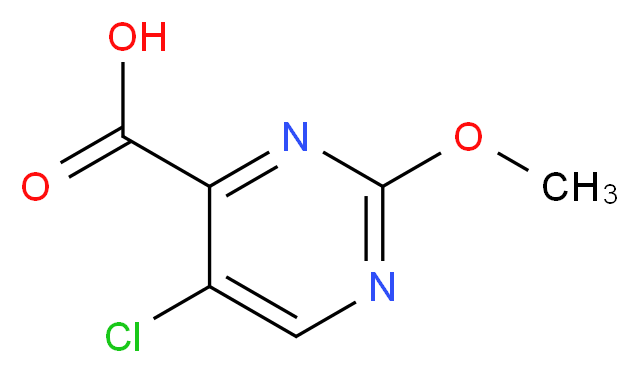 5-Chloro-2-methoxy-pyrimidine-4-carboxylic acid_Molecular_structure_CAS_38275-36-4)