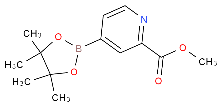Methyl 4-(4,4,5,5-tetramethyl-1,3,2-dioxaborolan-2-yl)picolinate_Molecular_structure_CAS_957062-72-5)