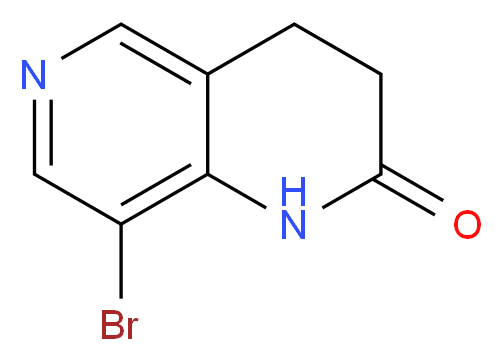 8-Bromo-3,4-dihydro-1H-[1,6]naphthyridin-2-one_Molecular_structure_CAS_885271-02-3)